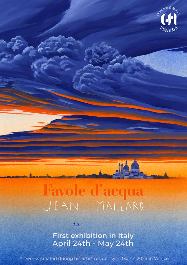 Jean Mallard, Favole d'acqua, la sua prima mostra in Italia