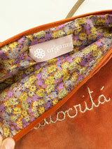 "I Hate Mediocrity" Velvet Clutch