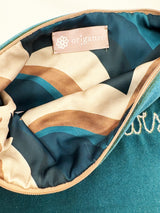 "Barcamenarsi" Velvet Clutch