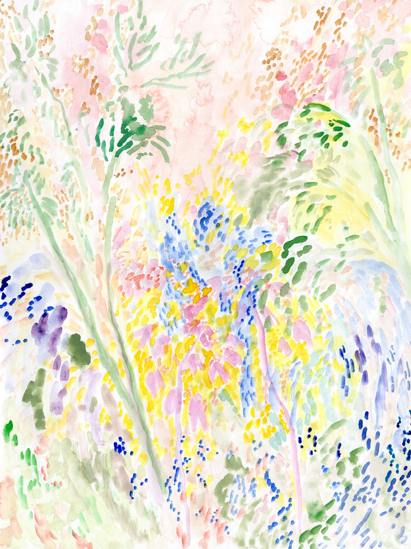 Le jardin envahi - Original artwork 
