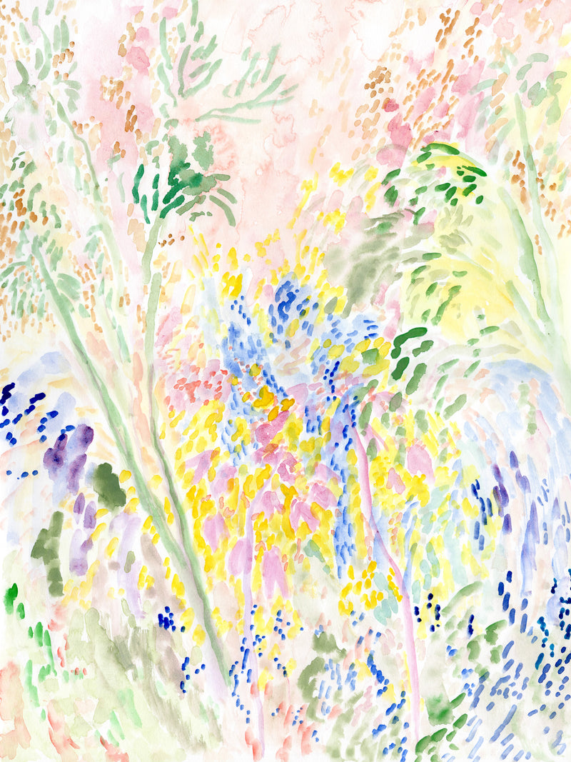 Le jardin envahi - Original artwork 