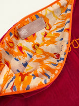 "Giro di boa" Velvet Clutch