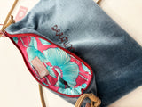 "Maremosso" Velvet Clutch