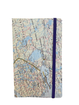 Medium notepad  "blue map"