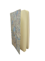 Medium Notepad "blue map"