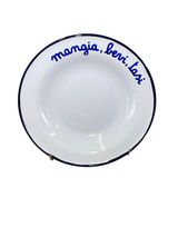 "Eat, drink, shut up" dish